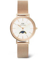 Daniel Wellington - Petite Moonphase Mesh Strap Watch, 32Mm - Lyst