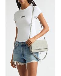 Alexander Wang - Logo Print Fitted Stretch Cotton T-Shirt - Lyst