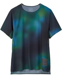 Y-3 - Allover Print Run Mesh T-Shirt - Lyst