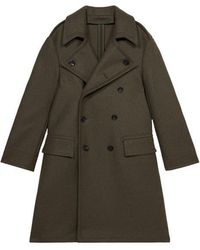 Fortela - Winston Double-Breasted Wool Coat - Lyst