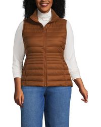Lands' End - Wanderweight Packable Ultralight Down Vest - Lyst