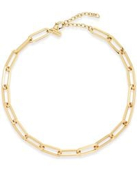 Melinda Maria - Carrie Chain Link Necklace - Lyst