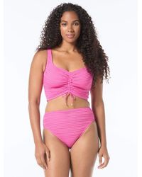Coco Reef - Elevate Bra Sized Shirred Underwire Bikini Swim Top - Lyst