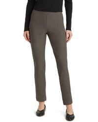 Eileen Fisher - Slim Ankle Stretch Crepe Pants - Lyst