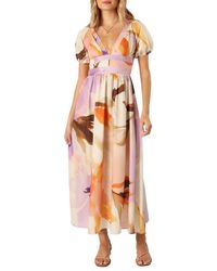 Petal & Pup - Christoff Print Maxi Dress - Lyst