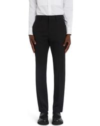 Valentino - Grisaille Slim Fit Virgin Wool Dress Pants - Lyst