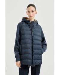Brunello Cucinelli - Nylon Short Down Jacket - Lyst