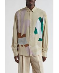 Jacquemus - La Chemise Simon Abstract Print Button-up Shirt - Lyst