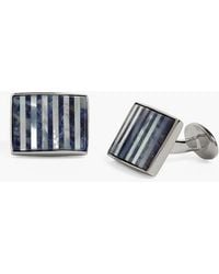 David Donahue - Mother-Of-Pearl & Sodalite Cuff Links - Lyst