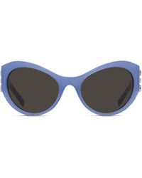 Givenchy - 4g 63mm Oversize Cat Eye Sunglasses - Lyst