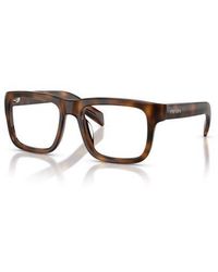 Prada - 54Mm Rectangle Optical Glasses - Lyst