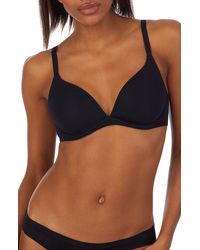 DKNY - Table Tops Underwire Plunge Bra - Lyst