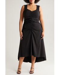 Chelsea28 - Ruched High-low Maxi Dress - Lyst