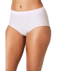 Spanx - Spanxshape Invisible Cotton Blend Briefs - Lyst