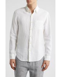 Alex Crane - Playa Linen Button-Down Shirt - Lyst