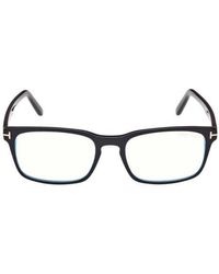 Tom Ford - 54Mm Rectangular Light Blocking Glasses - Lyst