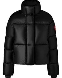 Canada Goose - Cypress 750 Fill Power Down Recycled Nylon Packable Crop Puffer Jacket - Lyst