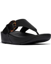 Fitflop - Lulu Buckle Flip Flop - Lyst