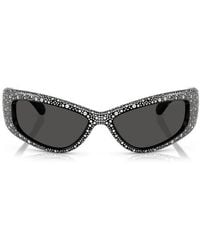 Swarovski - 60Mm Irregular Sunglasses - Lyst