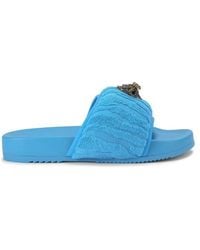 Kurt Geiger - Puff Eagle Head Slide Sandal - Lyst