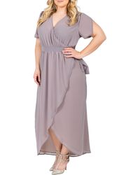 Standards & Practices - Robin Wrap Maxi Dress - Lyst