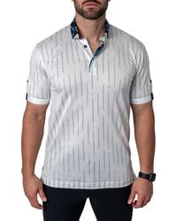 Maceoo - Mozarttrasport Cotton Button-down Polo At Nordstrom - Lyst