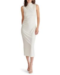 Steve Madden - Mo Funnel Neck Matte Jersey Dress - Lyst