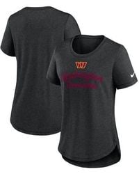Nike - Washington Commanders Script Tri-Blend T-Shirt - Lyst