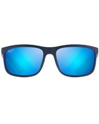 Maui Jim - Huelo 58Mm Polarizedplus Rectangular Sunglasses - Lyst