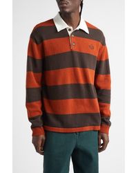 Bode - Pine Stripe Wool Rugby Sweater - Lyst