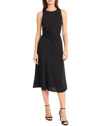 Maggy London - Twist Midi Dress - Lyst