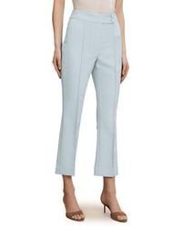 Veronica Beard - Dell Pintuck Textured Crop Pants - Lyst