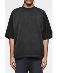 Purple Brand - Oversize Logo Cotton Fleece T-Shirt - Lyst