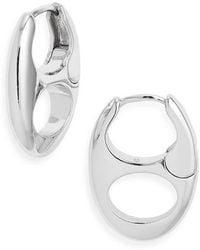 Open Edit - Pop Top Huggie Earrings - Lyst