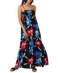 O'neill Sportswear - Nickie Floral Print Sleeveless Maxi Dress - Lyst
