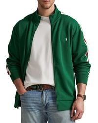 Polo Ralph Lauren - Big & Tall Mesh Double-Knit Track Jacket - Lyst