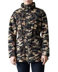 Mackage - Keryn-Camo Medium-Length Rain Jacket With Camo Print - Lyst