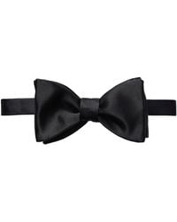 Eton - Black Lurex Ready-tied Bow Tie - Lyst