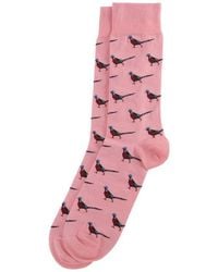 Barbour - Mavin Dog Cotton Blend Crew Socks - Lyst