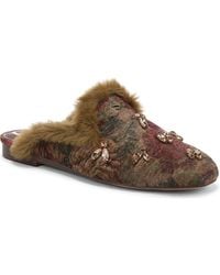 Circus by Sam Edelman - Tillie Faux Fur Trim Mule - Lyst