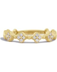 The Lovery Fine Jewelry - Diamond Clover Band - Lyst