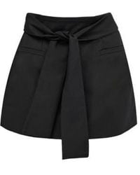 Blvck Paris - Blvck Signature Tie-Front Skirt - Lyst