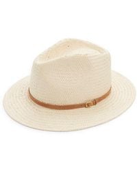 Rag & Bone - Packable Straw Fedora - Lyst