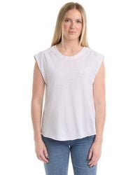 Wilt - Ruched Shoulder Tee - Lyst