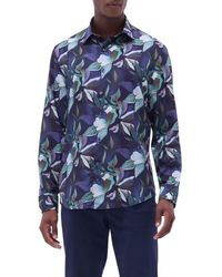 Bugatchi - Julian Shaped Fit Button-Up Shirt - Lyst