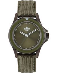 adidas - Expression One Nylon Strap Watch - Lyst