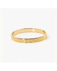Meideya - Sun Band Ring - Lyst