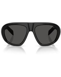 Prada - 56Mm Irregular Sunglasses - Lyst