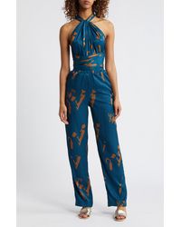 Diarrablu - Umy Abstract Print Convertible Jumpsuit - Lyst