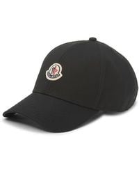 Moncler - Logo Patch Adjustable Baseball Cap - Lyst